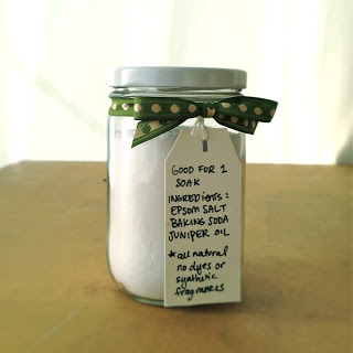 Gift Ideas: Homemade Bath Salts
